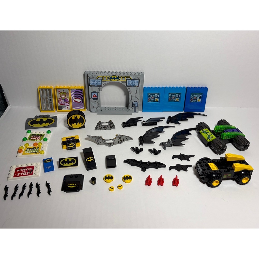 LEGO Batman DC Super Heroes Misc. Lot Batcave Joker Accessories Parts Pieces